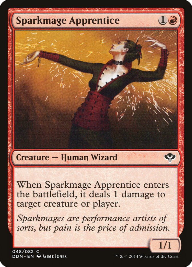 Sparkmage Apprentice [Duel Decks: Speed vs. Cunning] | Pegasus Games WI