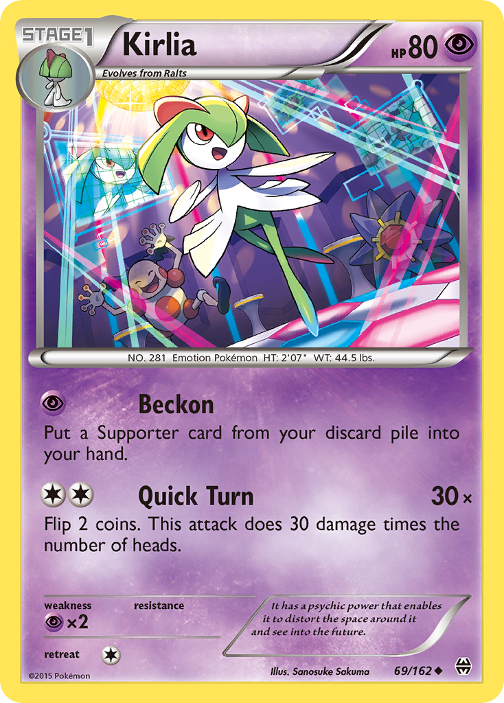 Kirlia (69/162) [XY: BREAKthrough] | Pegasus Games WI