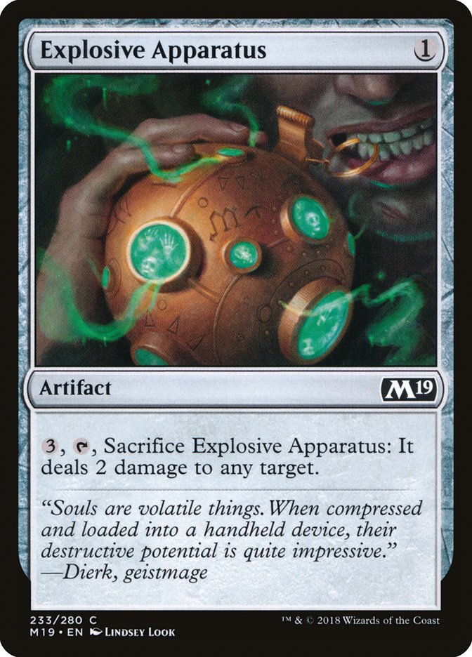 Explosive Apparatus [Core Set 2019] | Pegasus Games WI