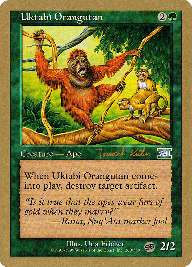 Uktabi Orangutan (Janosch Kuhn) (SB) [World Championship Decks 2000] | Pegasus Games WI