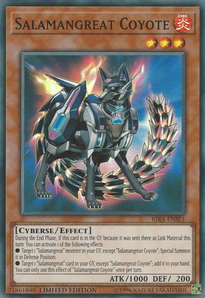 Salamangreat Coyote [RIRA-ENSE1] Super Rare | Pegasus Games WI