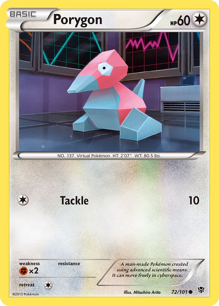 Porygon (72/101) [Black & White: Plasma Blast] | Pegasus Games WI