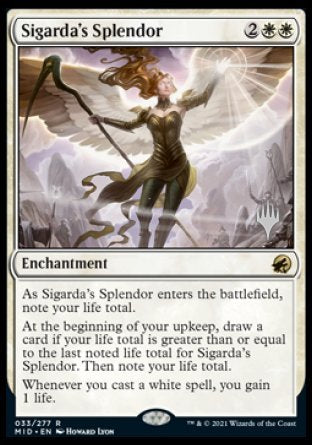 Sigarda's Splendor (Promo Pack) [Innistrad: Midnight Hunt Promos] | Pegasus Games WI