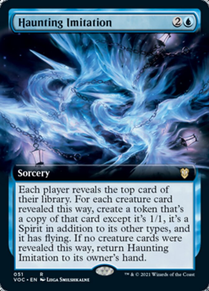 Haunting Imitation (Extended Art) [Innistrad: Crimson Vow Commander] | Pegasus Games WI