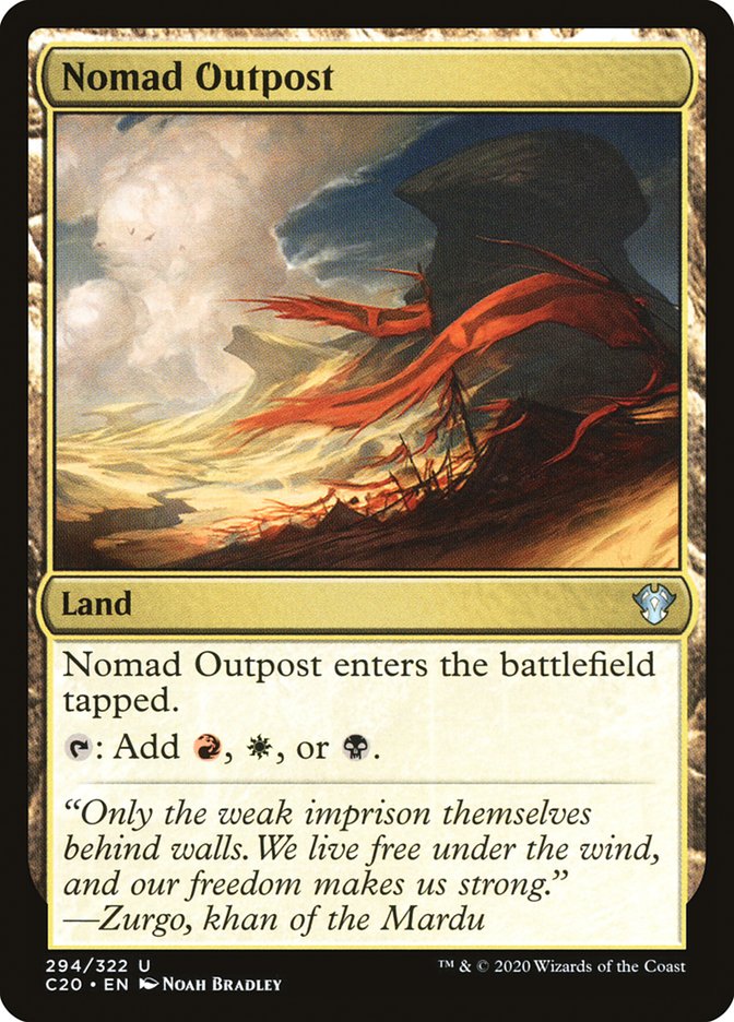 Nomad Outpost [Commander 2020] | Pegasus Games WI