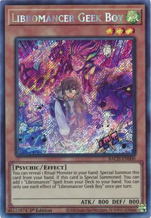 Libromancer Geek Boy [BACH-EN000] Secret Rare | Pegasus Games WI