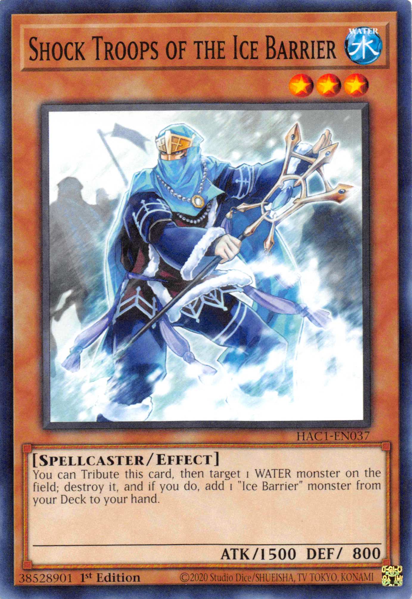 Shock Troops of the Ice Barrier [HAC1-EN037] Common | Pegasus Games WI