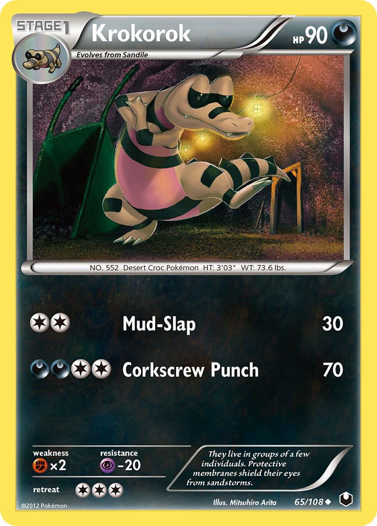Krokorok (65/108) [Black & White: Dark Explorers] | Pegasus Games WI
