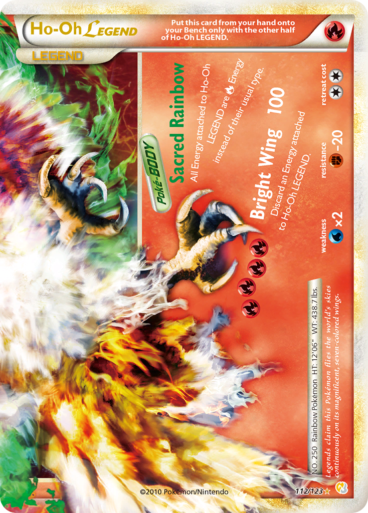 Ho-Oh LEGEND (112/123) [HeartGold & SoulSilver: Base Set] | Pegasus Games WI