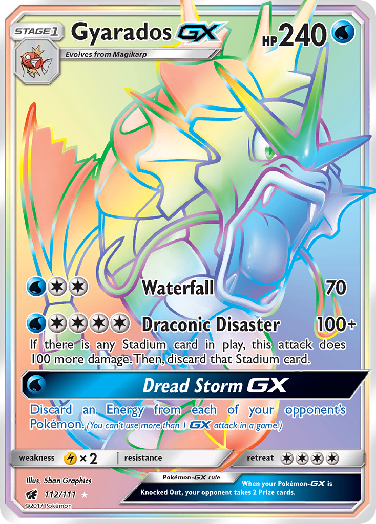 Gyarados GX (112/111) [Sun & Moon: Crimson Invasion] | Pegasus Games WI