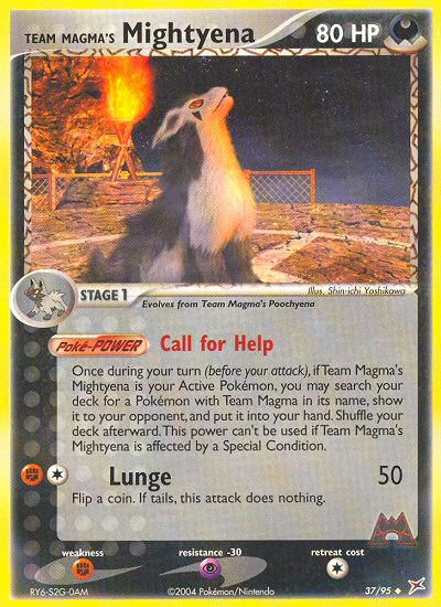 Team Magma's Mightyena (37/95) [EX: Team Magma vs Team Aqua] | Pegasus Games WI