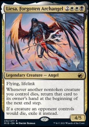 Liesa, Forgotten Archangel (Promo Pack) [Innistrad: Midnight Hunt Promos] | Pegasus Games WI
