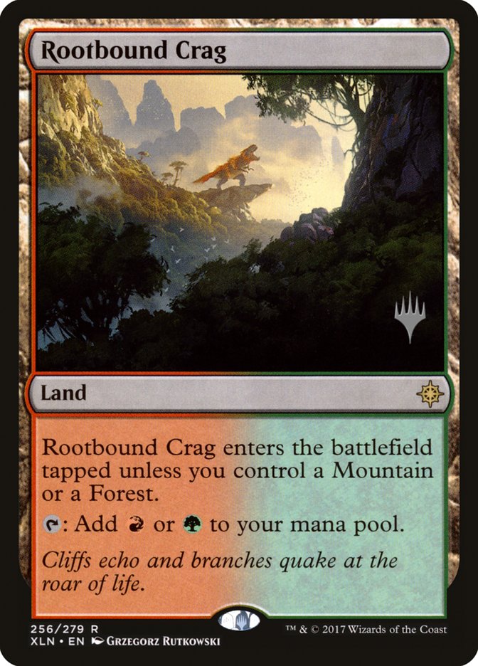 Rootbound Crag (Promo Pack) [Ixalan Promos] | Pegasus Games WI