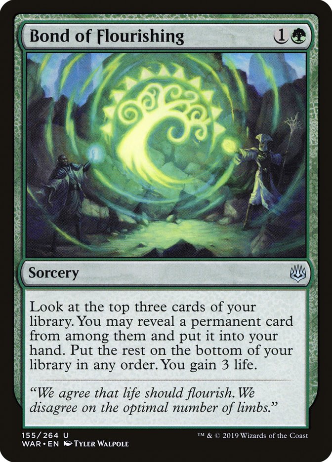 Bond of Flourishing [War of the Spark] | Pegasus Games WI