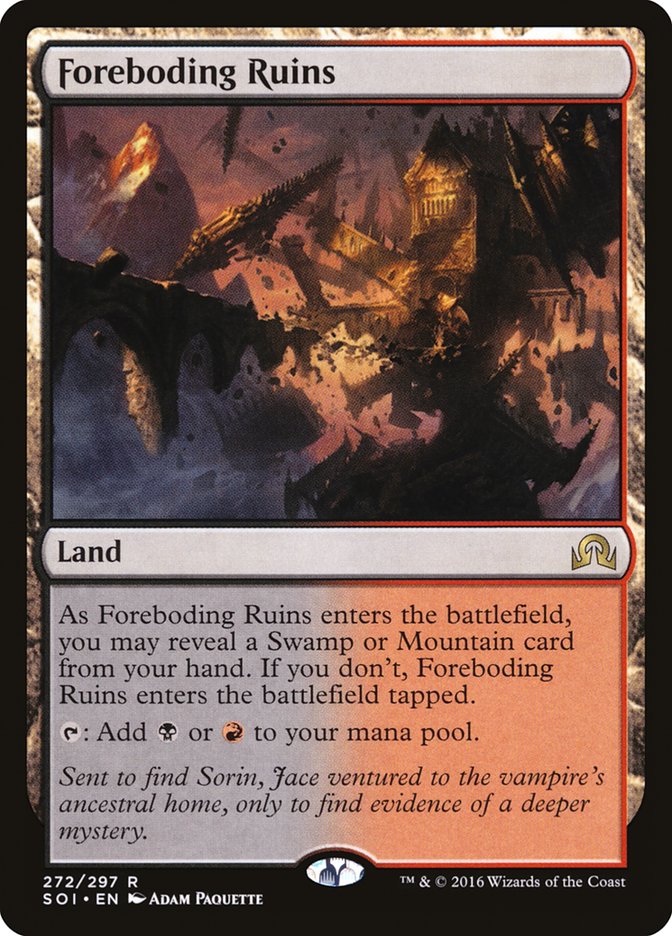Foreboding Ruins [Shadows over Innistrad] | Pegasus Games WI