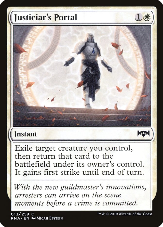 Justiciar's Portal [Ravnica Allegiance] | Pegasus Games WI