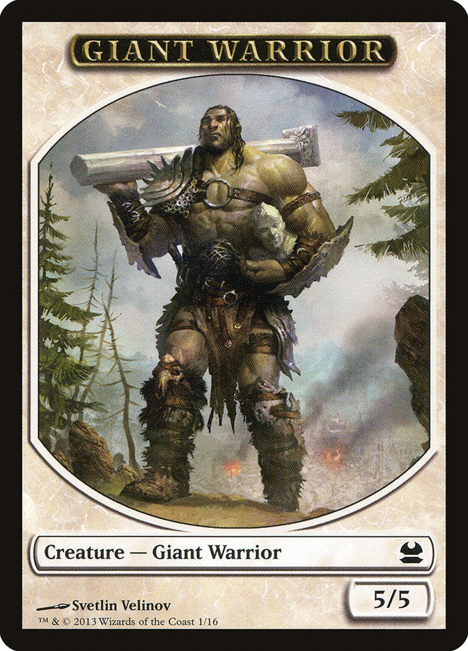 Giant Warrior Token [Modern Masters Tokens] | Pegasus Games WI