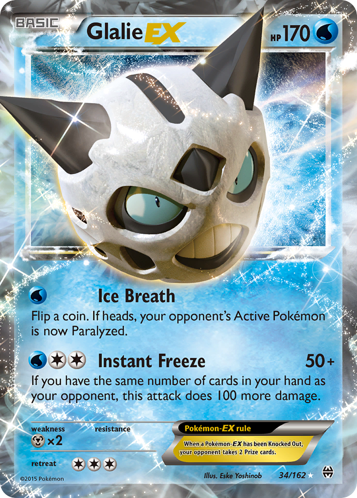 Glalie EX (34/162) [XY: BREAKthrough] | Pegasus Games WI