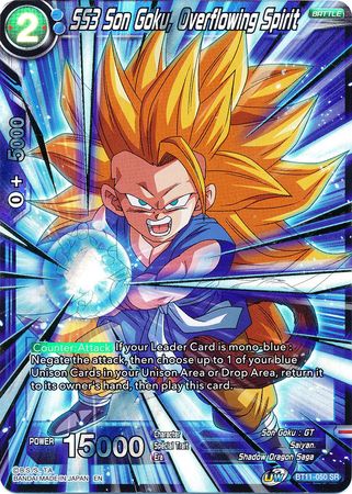 SS3 Son Goku, Overflowing Spirit [BT11-050] | Pegasus Games WI