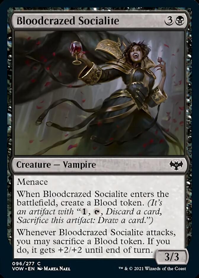 Bloodcrazed Socialite [Innistrad: Crimson Vow] | Pegasus Games WI
