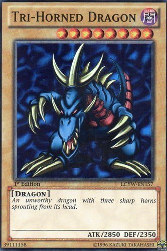 Tri-Horned Dragon [LCYW-EN157] Super Rare | Pegasus Games WI