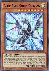 Blue-Eyes Solid Dragon (Blue) [LDS2-EN014] Ultra Rare | Pegasus Games WI