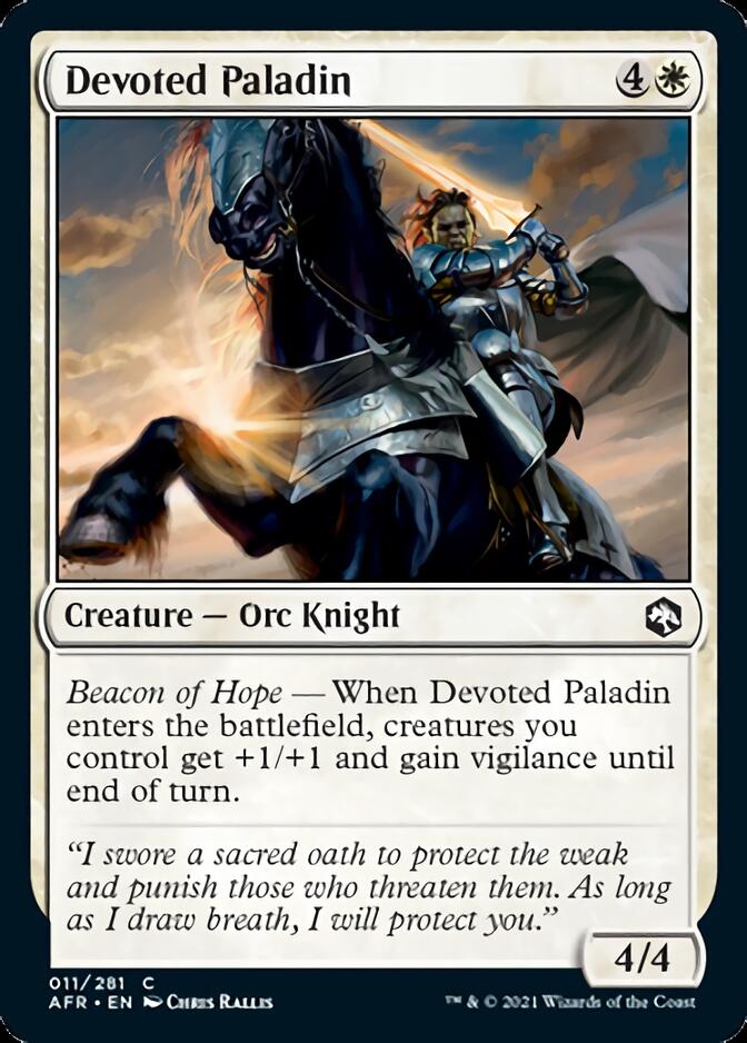 Devoted Paladin [Dungeons & Dragons: Adventures in the Forgotten Realms] | Pegasus Games WI