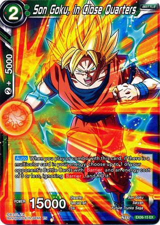 Son Goku, in Close Quarters [EX06-15] | Pegasus Games WI