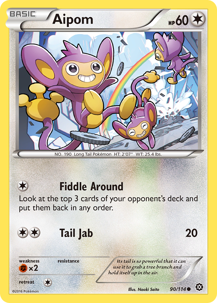 Aipom (90/114) [XY: Steam Siege] | Pegasus Games WI