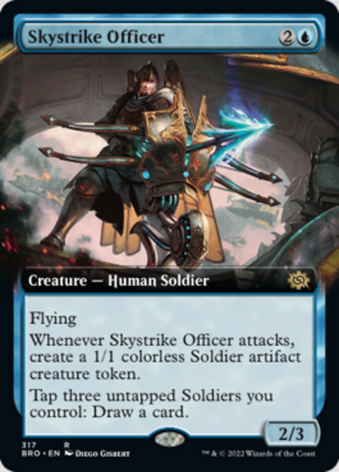 Skystrike Officer (Extended Art) [The Brothers' War] | Pegasus Games WI