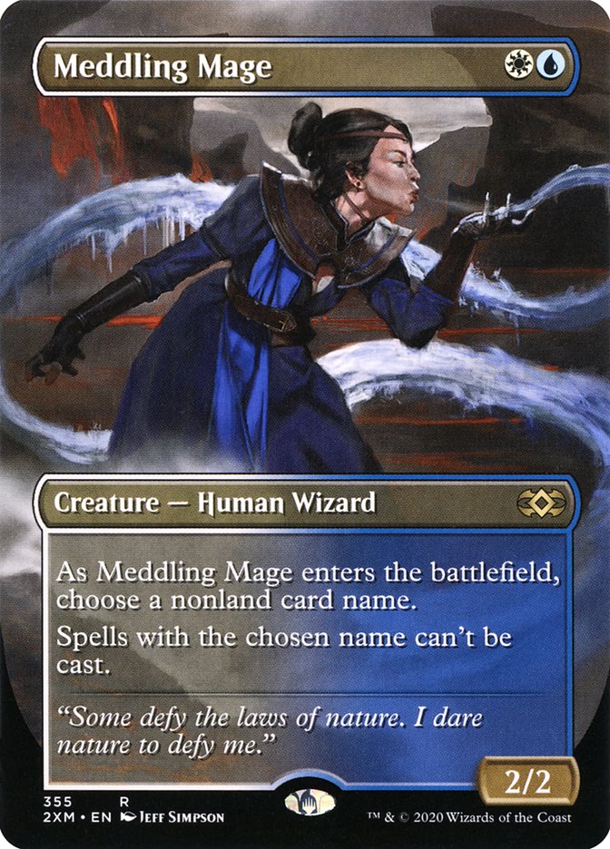 Meddling Mage (Toppers) [Double Masters] | Pegasus Games WI