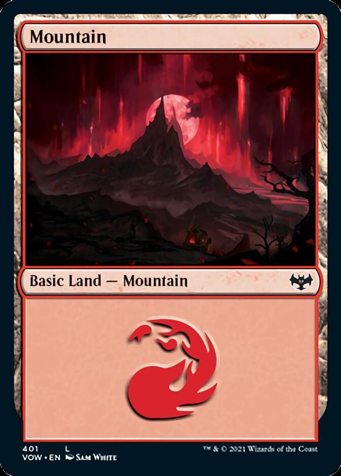 Mountain (401) [Innistrad: Crimson Vow] | Pegasus Games WI