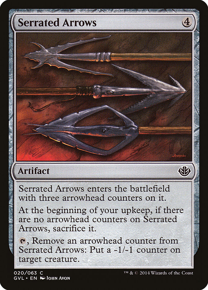 Serrated Arrows (Garruk vs. Liliana) [Duel Decks Anthology] | Pegasus Games WI