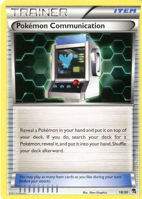 Pokemon Communication (18/30) [Black & White: Trainer Kit - Zoroark] | Pegasus Games WI