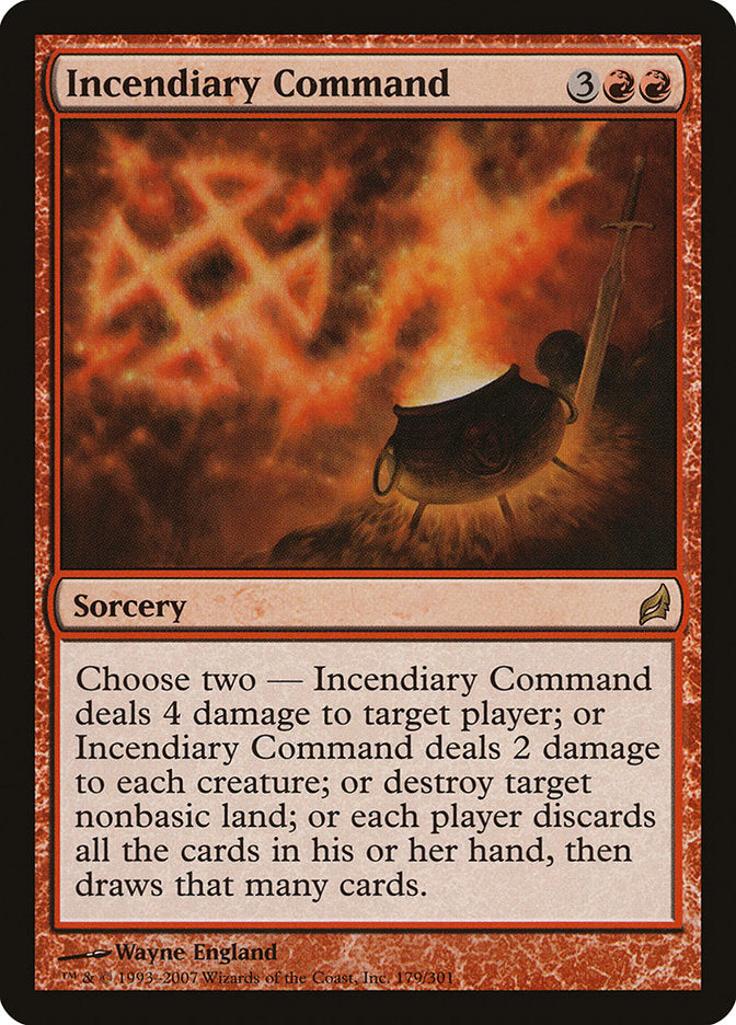 Incendiary Command [Lorwyn] | Pegasus Games WI