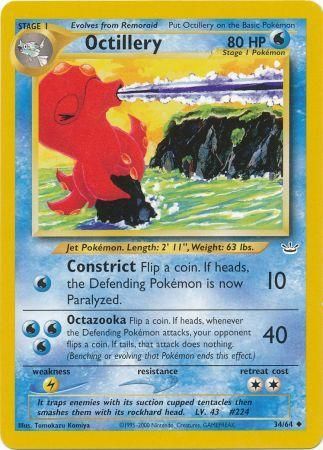 Octillery (34/64) [Neo Revelation Unlimited] | Pegasus Games WI