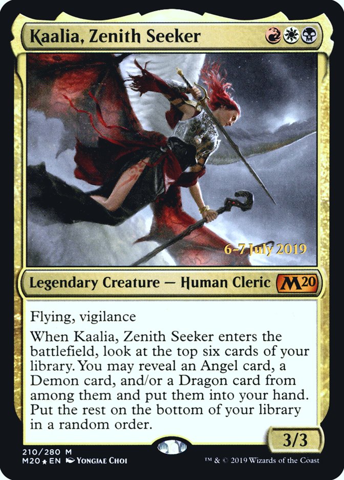 Kaalia, Zenith Seeker [Core Set 2020 Prerelease Promos] | Pegasus Games WI