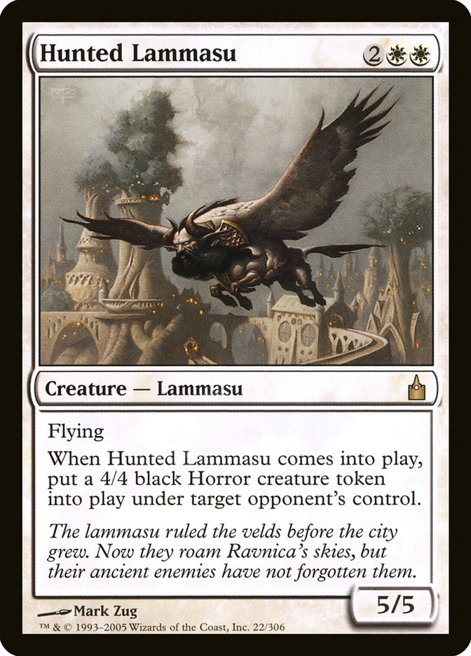 Hunted Lammasu [Ravnica: City of Guilds] | Pegasus Games WI