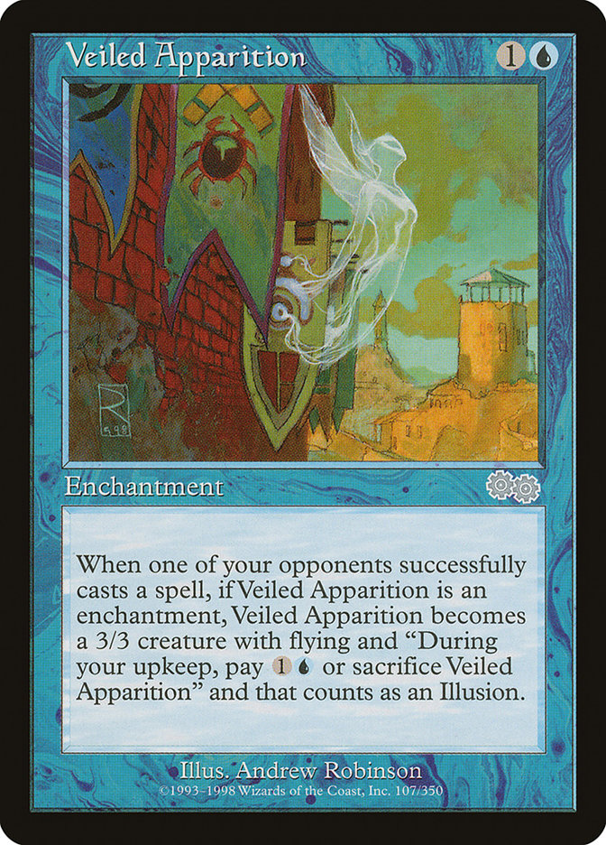 Veiled Apparition [Urza's Saga] | Pegasus Games WI