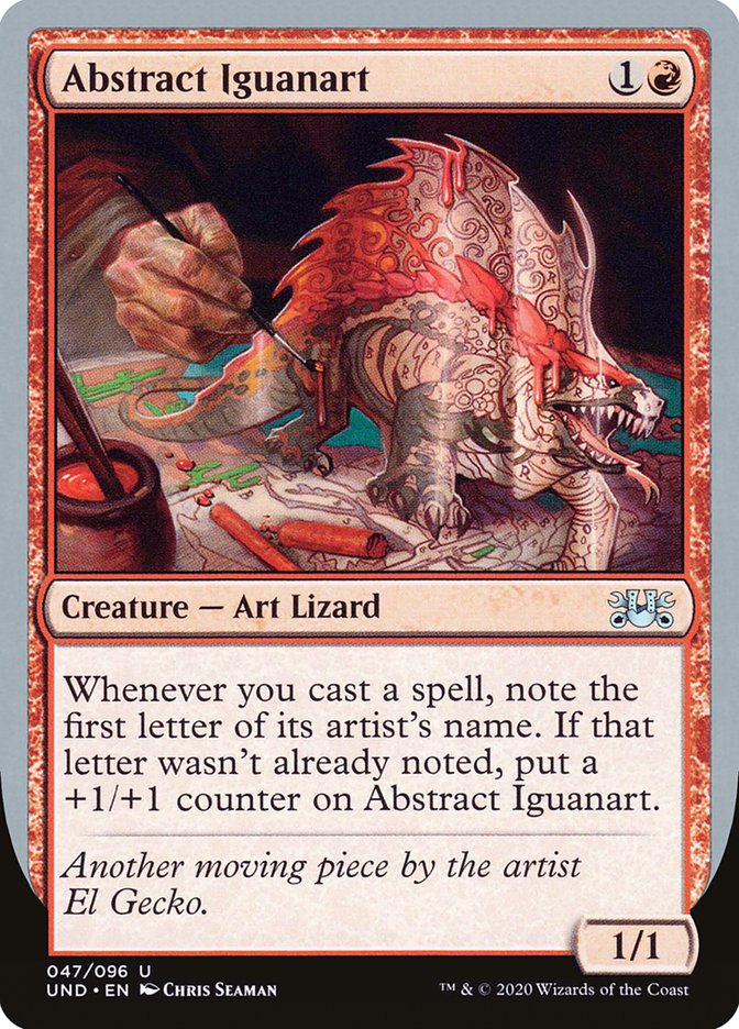 Abstract Iguanart [Unsanctioned] | Pegasus Games WI