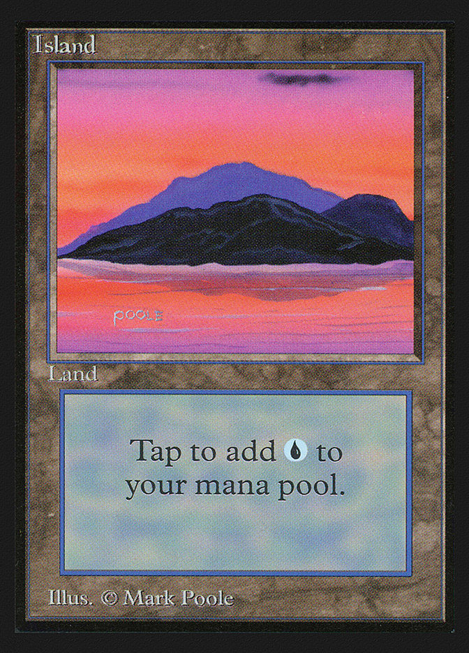 Island (Sunset / Signature on Left) [International Collectors' Edition] | Pegasus Games WI