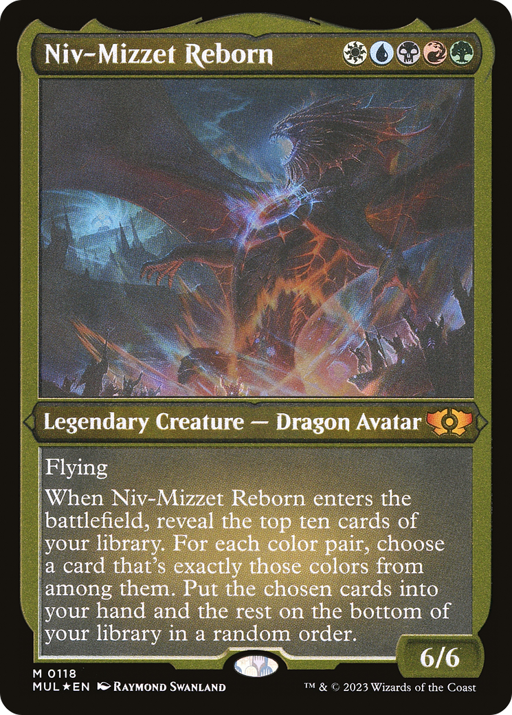 Niv-Mizzet Reborn (Foil Etched) [Multiverse Legends] | Pegasus Games WI