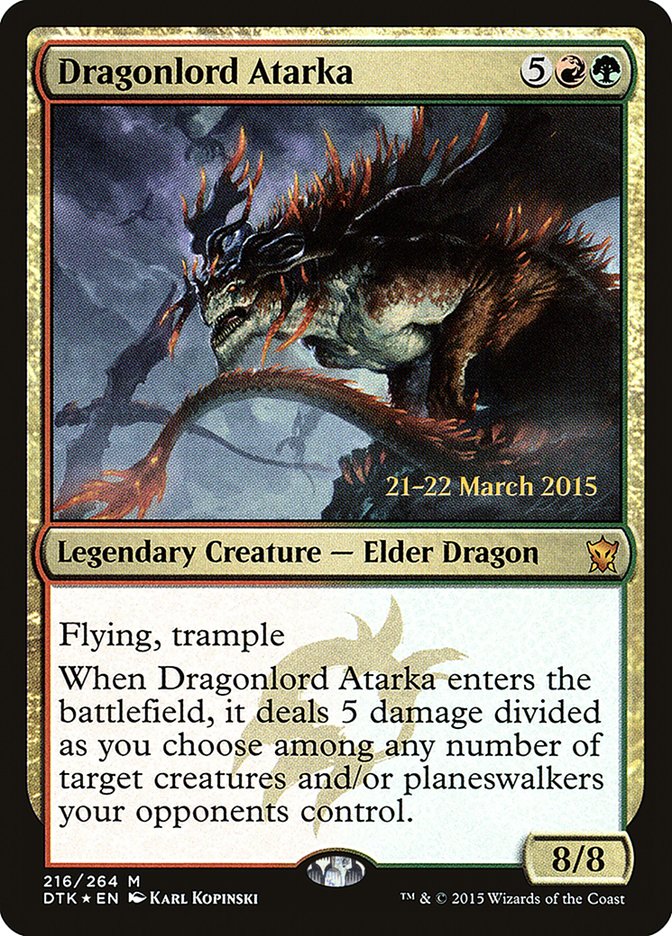 Dragonlord Atarka [Dragons of Tarkir Prerelease Promos] | Pegasus Games WI