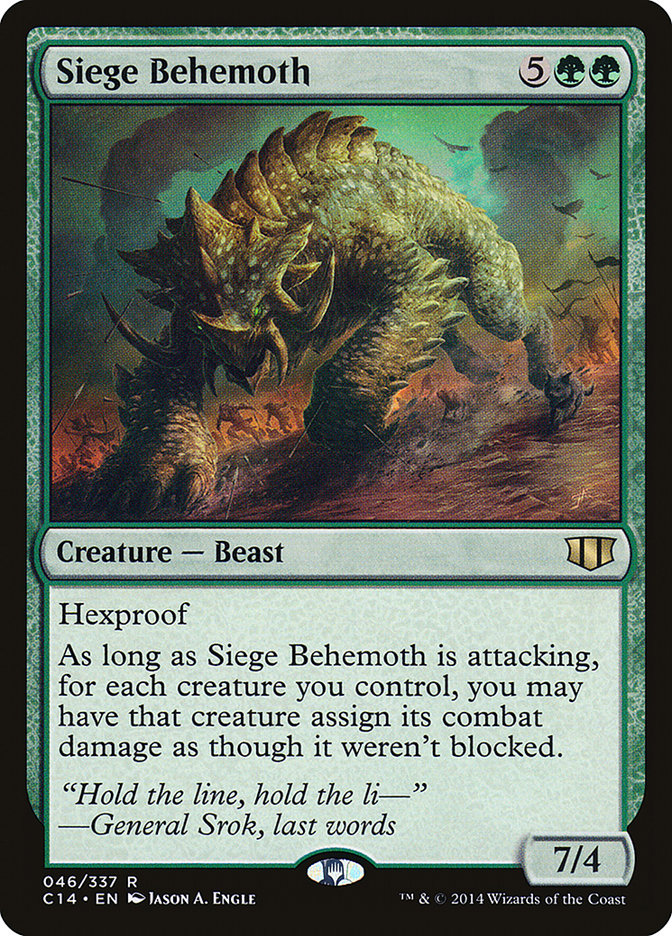 Siege Behemoth [Commander 2014] | Pegasus Games WI