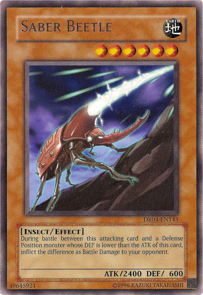 Saber Beetle [DR04-EN143] Rare | Pegasus Games WI