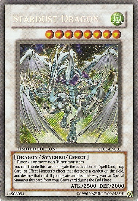 Stardust Dragon [CT05-EN001] Secret Rare | Pegasus Games WI