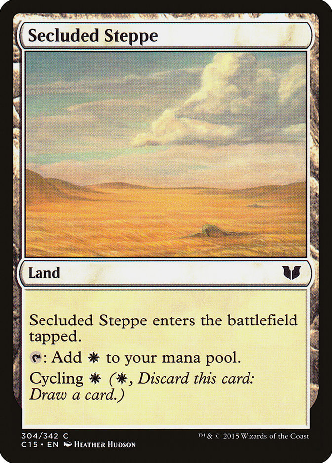 Secluded Steppe [Commander 2015] | Pegasus Games WI