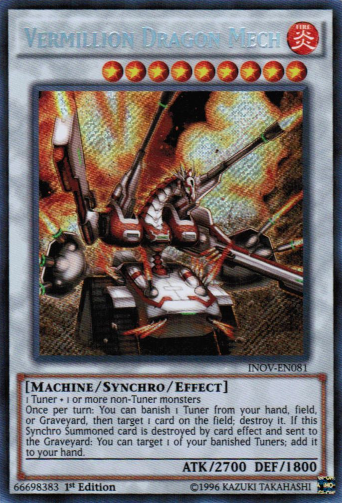 Vermillion Dragon Mech [INOV-EN081] Secret Rare | Pegasus Games WI