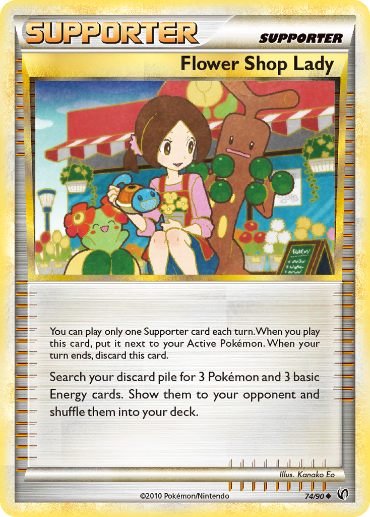 Flower Shop Lady (74/90) [HeartGold & SoulSilver: Undaunted] | Pegasus Games WI