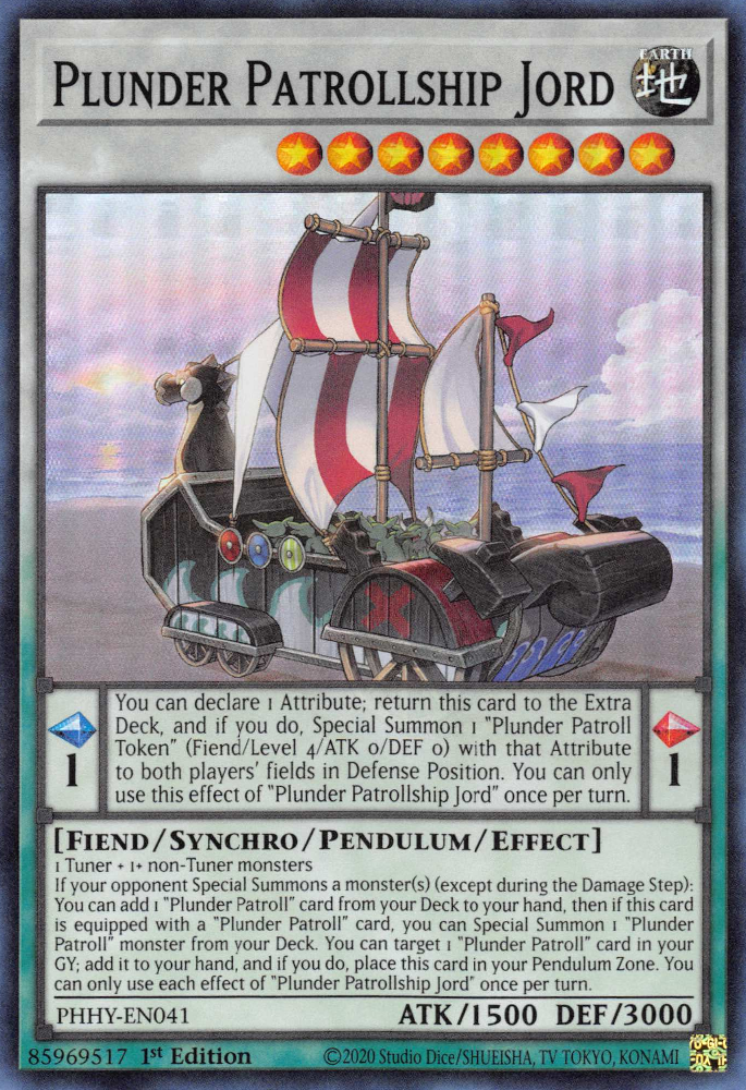 Plunder Patrollship Jord [PHHY-EN041] Super Rare | Pegasus Games WI